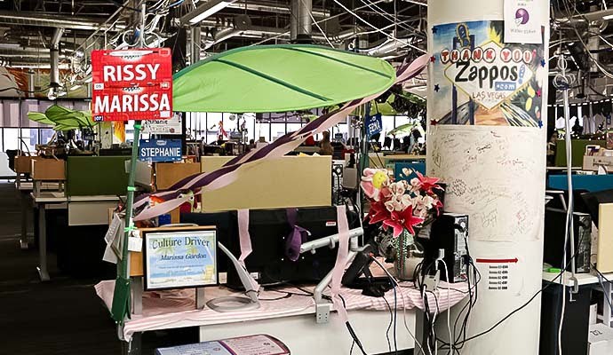 Zappos' workplace culture is funky